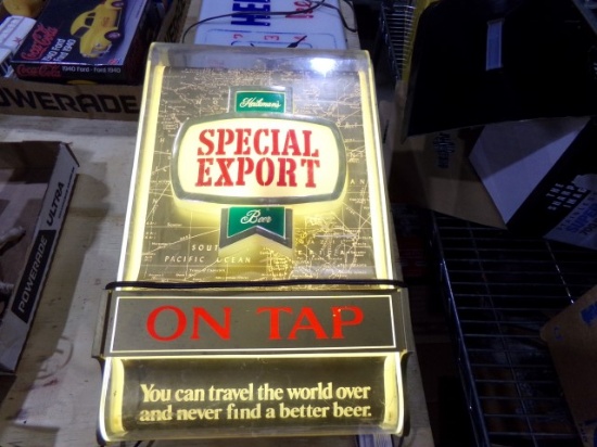 HEILEMANS SPECIAL BEER ON TAP LIGHTED SIGN 17 X 11