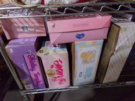 COLLECTION BABY DOLLS SHIRLEY TEMPLE SUSIE AND BETSY WETSY AND GINNY
