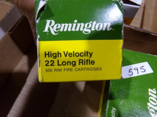 1000 ROUNDS REMINGTON HI VELOCITY 22 LONG RIFLE