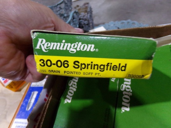 APPROXIMATELY 100 ROUNDS REMINGTON 30 06 SPRINGFIELD 165 GRAIN SOFT