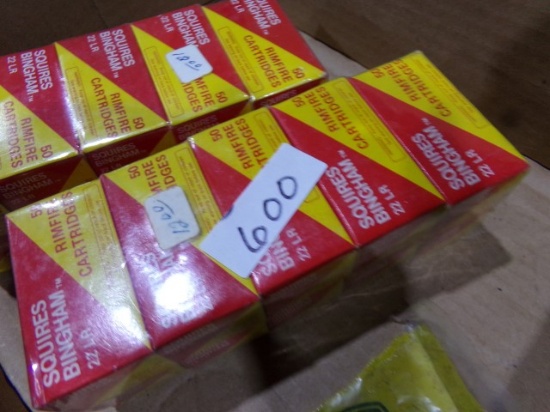 APPROXIMATELY 1000 ROUNDS SQUIRES BINGHAM 22 LONG RIFLE AMMO