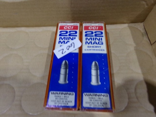 200 ROUNDS CCI 22 SHORT CARTRIDGES