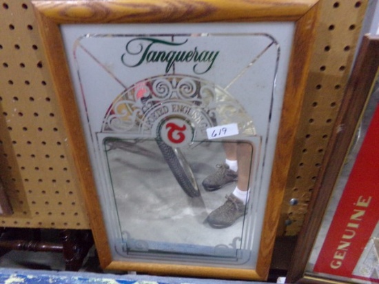 TANQUERAY MIRRORED SIGN 20 X 13