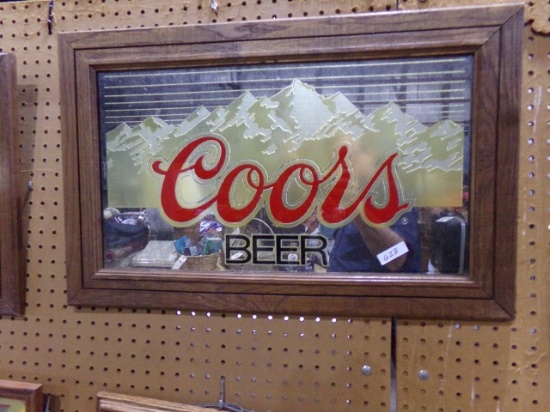 COORS BEER SIGN 28 X 17