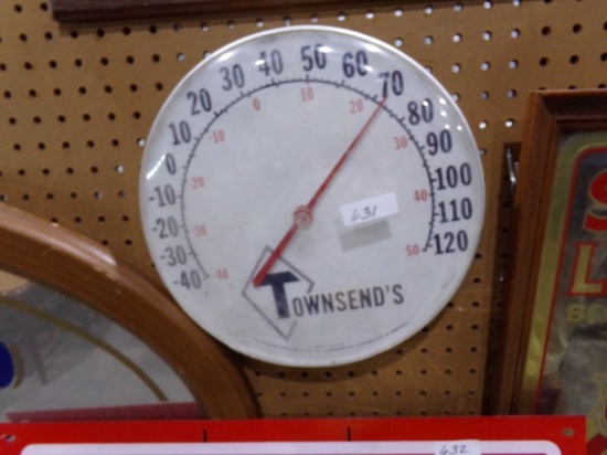 TOWNSENDS THERMOMETER 12 INCH ACROSS