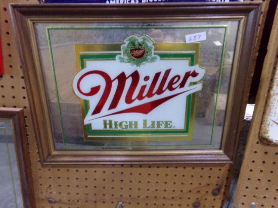 MILLER HIGH LIFE SIGN 20 X 15
