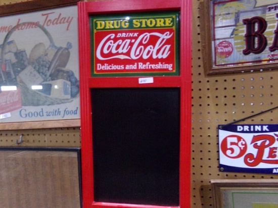 DRINK COCA COLA CHALKBOARD SIGN 28 X 14
