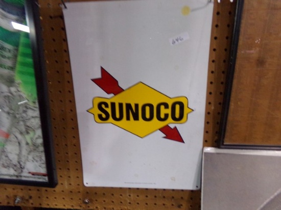SUNOCO SIGN TIN 19 X 13