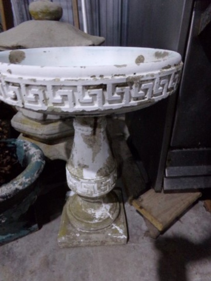 CONCRETE BIRD BATH