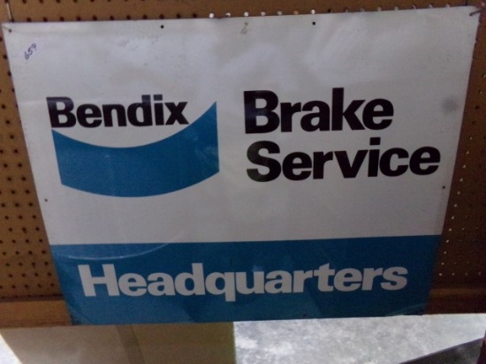 BENDIX METAL SIGN