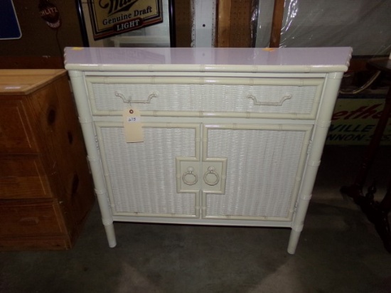 WICKER SIDEBOARD