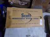 BOX OF SCOTT WINDSHIELD WIPING TISSUES