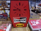 CHAMPION SPARK PLUG LIGHT CLOCK