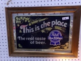 PABST BLUE RIBBON 20 X 14 MIRRORED