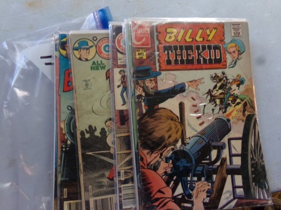 THIRTEEN BILLY THE KID COMIC BOOKS BY CHARLTON COMICS