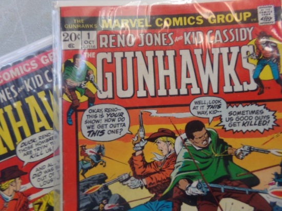 THREE MARVEL COMICS GROUP GUNHAWKS