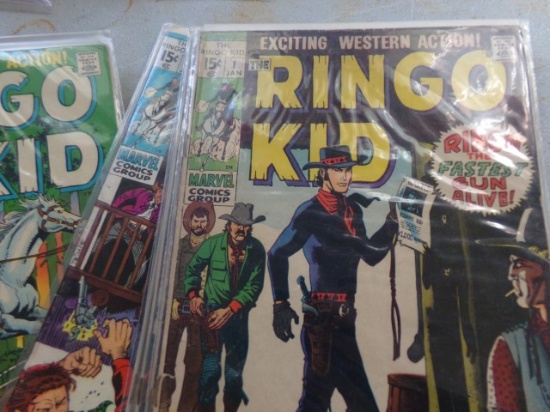 FIFTEEN RINGO KID BY MARVEL COMICS INCLUDING ISSUES 1 2 3 4 7 8 9 12 13 15