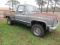 #2801 1986 GMC PICKUP SHOWING 52369 MILES REAL MILEAGE UNKNOWN 5.0 L ENG 4X