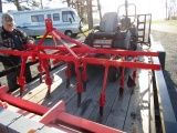 #4604 FORD 3 POINT HITCH 2 ROW STRAIGHT SHANK CULTIVATOR