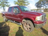 #5202 2007 FORD F250 LARIAT CREW CAB 4 WD 6.0 COMPLETE REBUILD BULLET PROOF