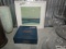CONTEMPORARY SEASCAPE FRAMED UNDER GLASS 17 X 17 AND TRIVIAL PURSUIT GAME