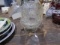 INDIANA GLASS STARS AND BARS CLEAR FAIRY LAMP