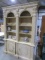 LARGE CONTEMPORARY SHELVING WITH RAISED PANELS 96 INCH TALL X 60 INCH WIDE