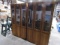 TWO CONTEMPORARY MID CENTURY CHINA HUTCHES 42 X 15 X 76