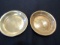 2 STERLING DISHES 2 3/4 INCH ACROSS
