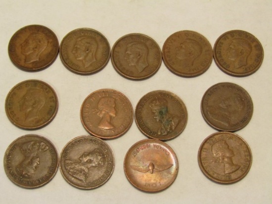 13 INDIAN HEAD PENNY 1920 1928 1932 1933 1938 1940 1941 1943 2 1947 1954 19