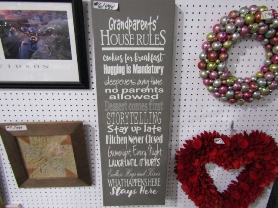 GRANDPARENTS RULES 36 X 12