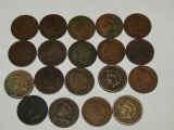 19 INDIAN HEAD PENNY 1862 2 1863 1893 1889 1896 1893 1890 1898 1899 1901 19