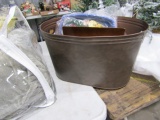 COPPER KETTLE WITH SERVING PLATTERS AND MORE