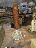 AMBER SHADE CANDLE LAMP