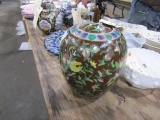 LARGE ASIAN GINGER JAR APPROX 9 INCH