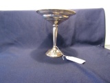 6 1/2 INCH TALL PEDESTAL DISH STERLING 9.13 T OZ DENTED
