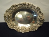S KIRK AND SONS CO STERLING REPOSSE DISH 6 3/4 INCH AND 5 INCH MARKED 925/1