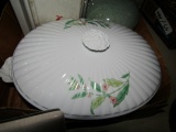 COVERED DISHES AND HAND PAINTED PIECES