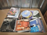 LARGE BOX OF CDS INCLUDING KENNY G WILL SMITH COUNTRY MUSIC CHRISTMAS MUSIC