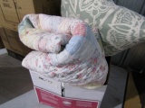 BOX WITH SMALL PATCHWORK QUILTS