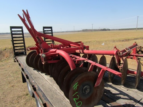 #120 MASSEY FERGUSON 7' 3 PH DISK ADJUSTABLE BLADES REMOVABLE LEVELING BOAR