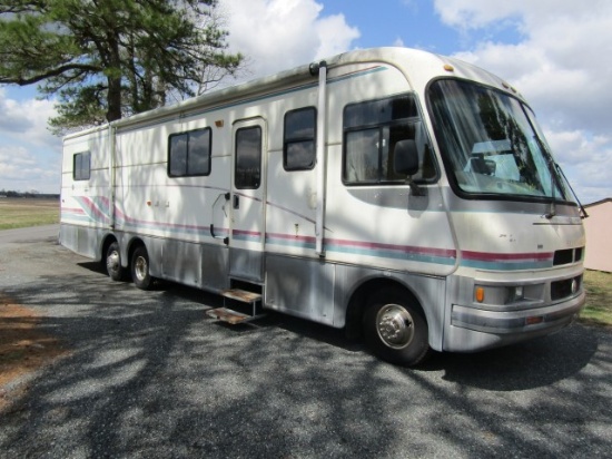 #3501 1995 FORD HOLIDAY RAMBLER MOTORHOME 45788 MILES GAS SLEEPS 6 FULL STA