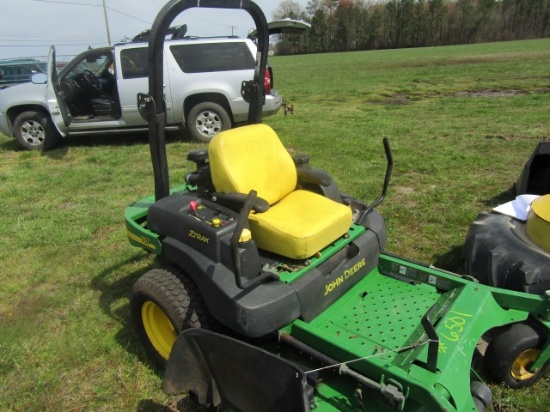 #6501 JOHN DEERE 757 60" ZERO TURN MOWER 1980 HRS