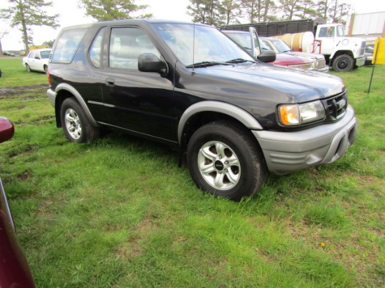 #2903 2002 ISUZU RODEO 190731 MILES AUTO TRANS SUNROOF  ALPINE AM FM CD CLO