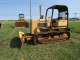 #2547 JOHN DEERE 450 D CRAWLER DOZER 1983 6 WAY BLADE SAFETY CAGE 3080 HRS