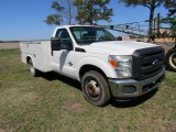 #1401 2010 FORD F350 6.7 L 296678 MILES DOES NOT RUN HEAT A/C VINYL FLOORIN