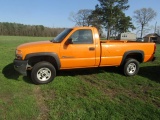 #2706 2001 GMC 2500 HD DURAMAX DIESEL 241751 MILES AUTO REG CAB 8' BED TOW