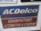 ACDELCO SIGN METAL APPROXIMATELY 36 X 24