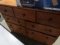 NINE DRAWER KNOTTY PINE BUREAU APPROXIMATELY 46 X 33 X 14