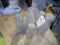 COLLECTION OF SEVEN MILK BOTTLES INCLUDING SEALTEST CLOVER HILL UNIVERSAL A